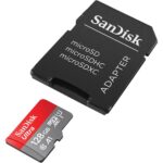 SanDisk 128GB Ultra microSDXC A1 UHS-I/U1 Class 10 Memory Card with Adapter, Speed Up to 140MB/s (SDSQUAB-128G-GN6MA)