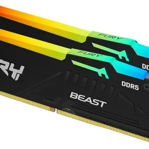 Kingston FURY Beast RGB 32GB (2 x 16GB) PC5-41600 (DDR5-5201) DIMM Memory