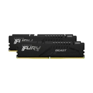 Kingston FURY Beast 32GB (2x16GB) DDR5 6000 MT/s CL36 Desktop Memory Kit | 1.35V | Intel XMP 3.0 | Plug & Play | KF560C36BBE2K2-32