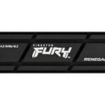Kingston SFYRSK/1000G Fury Renegade 1TB PCIe Gen 4 NVMe M.2 Internal Gaming SSD with Heat Sink|PS5 Ready|Up to 7300MB/s