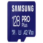 Samsung PRO Plus 128GB MicroSDC UHS-I U3 V30 A2 MB-MD128SB/WW Memory Card (including SD adapter)