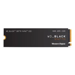 Western Digital WD_BLACK SN770 M.2 2280 500GB PCIe Gen4 16GT/s, up to 4 Lanes Internal Solid State Drive (SSD) WDS500G3X0E