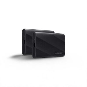 Samsung MU-PG4T0B T9 4TB Portable SSD, USB 3.2 Gen 2x2, Black (2-Pack)