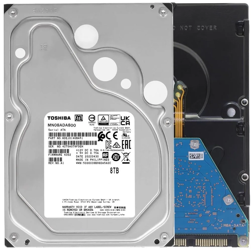 TOSHIBA 8TB HDD MN08ADA800 東芝 動作未確認 現状品 8TB MN08ADA800