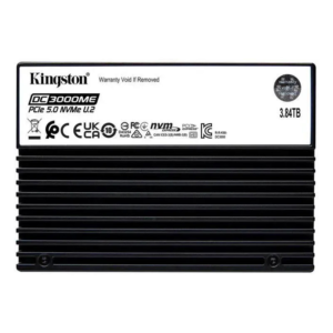 Kingston 3.84TB DC3000ME U.2 PCIe 5.0 NVMe TCG Opal Enterprise SSD SEDC3000ME/3T8