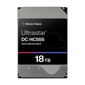 Western Digital Ultrastar DC HC555 18TB 7.2K RPM SATA 6Gb/s 512e 3.5in Enterprise Hard Drive -WUH722018CLE6L4