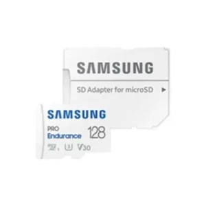 Samsung PRO Endurance 128GB MicroSDXC Memory Card with Adapter for Dash Cam, Body Cam, and Security Camera – Class 10, U3, V30 (MB-MJ128KA/AM)