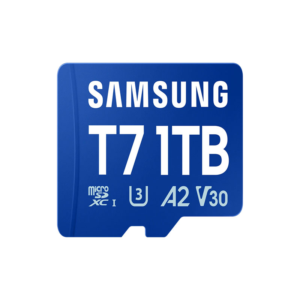 Samsung MB-MB1T0T/WW T7 MICROSD CARD 1TB Sequential read speed Up to 170MB/s