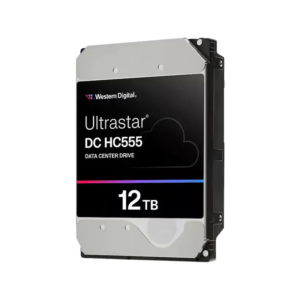 Western Digital 12TB Ultrastar DC HC555 Enterprise Storage Hard Drive HDD - 7200 RPM, SAS 12Gb/s, 3.5" - WUH722012CL5204-0B47741