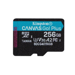Kingston 256GB microSDXC Class 10 / U3 / V30 / A2 SD Card - SDCG4/256GB
